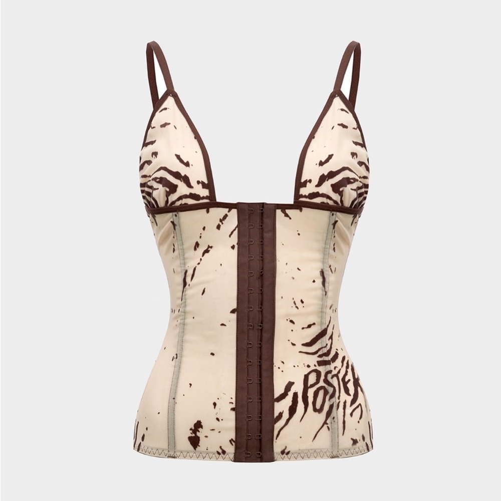 POSTER GIRL animal print top